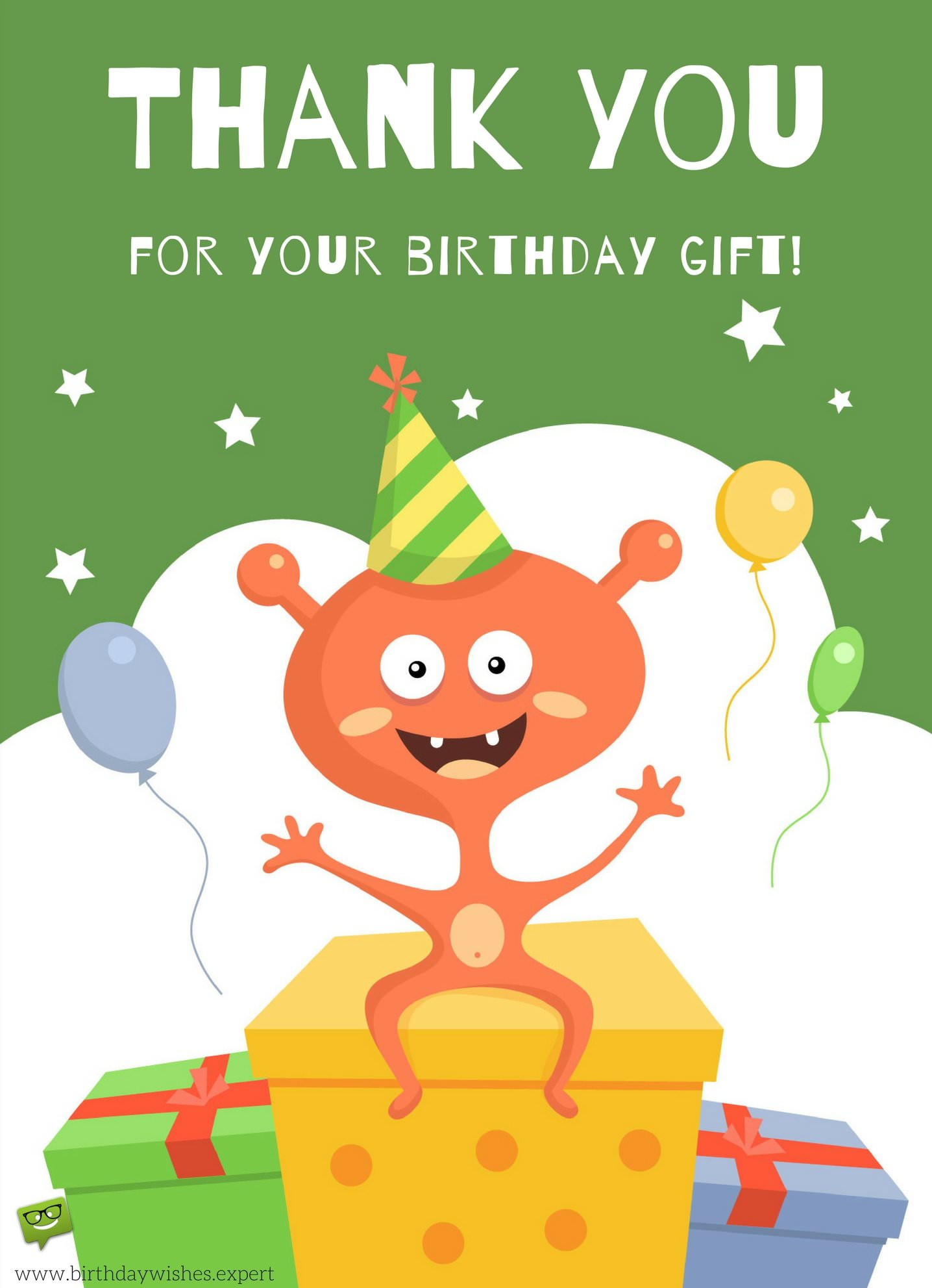 Thank You For Birthday Wishes Funny
 Thank You Notes for Your Birthday Wishes