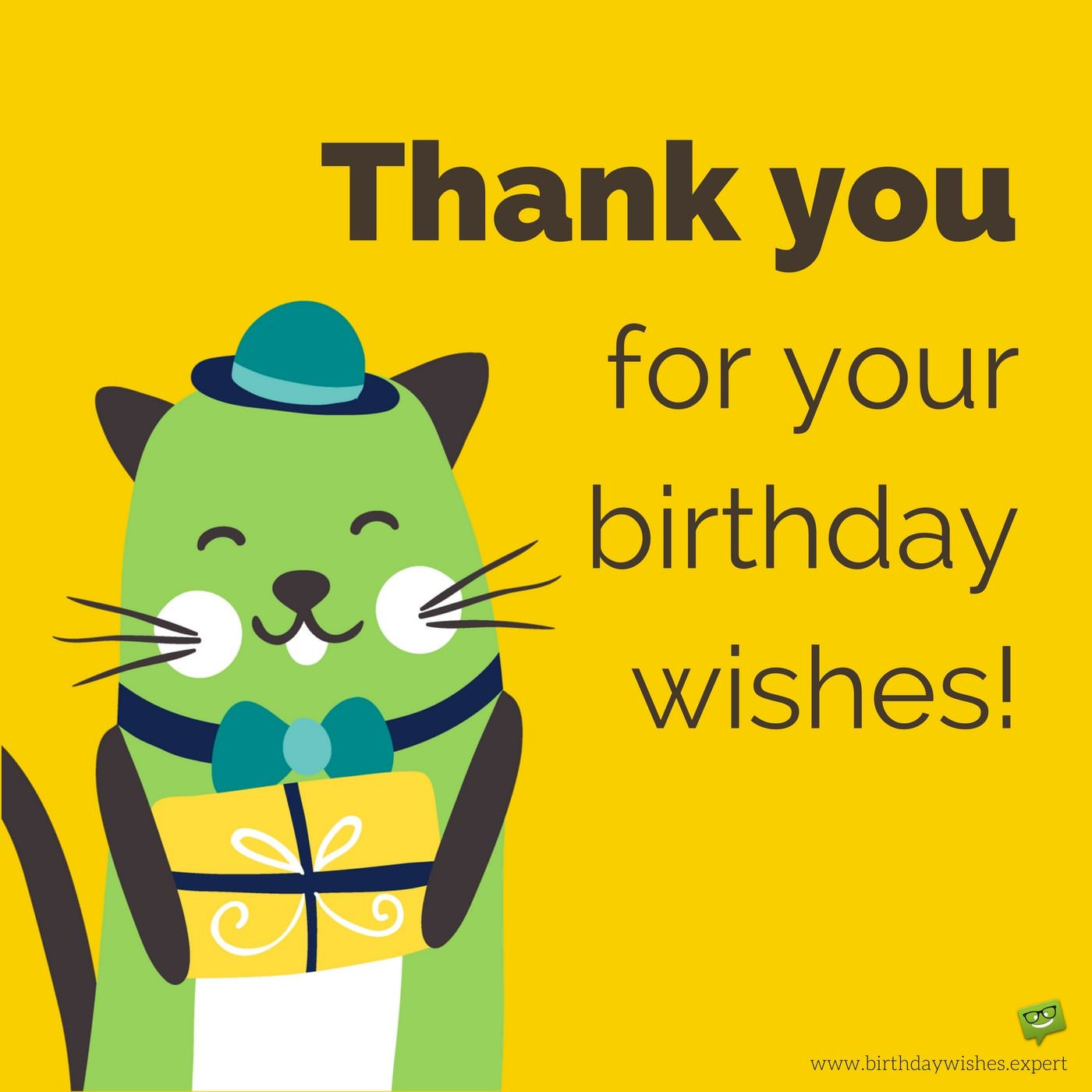 Thank You For Birthday Wishes Funny
 Thank you for your Birthday Wishes & For Being There