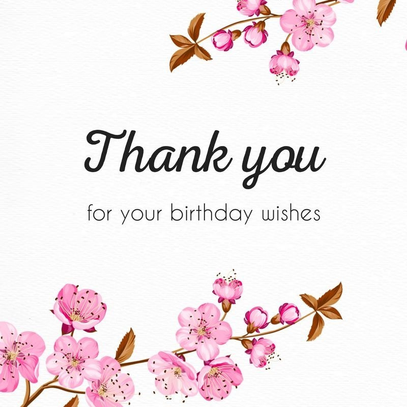 Thank You For The Birthday Wishes Quotes
 Thanks for Birthday Wishes Quotes Gifts Cards & Greetings