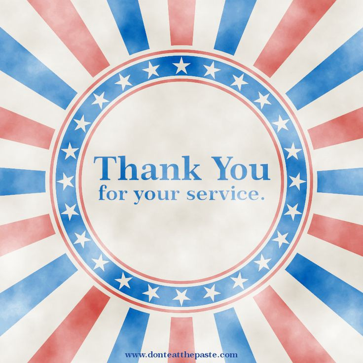 Thank You For Your Service Gift Ideas
 Printable Veteran s Day t box