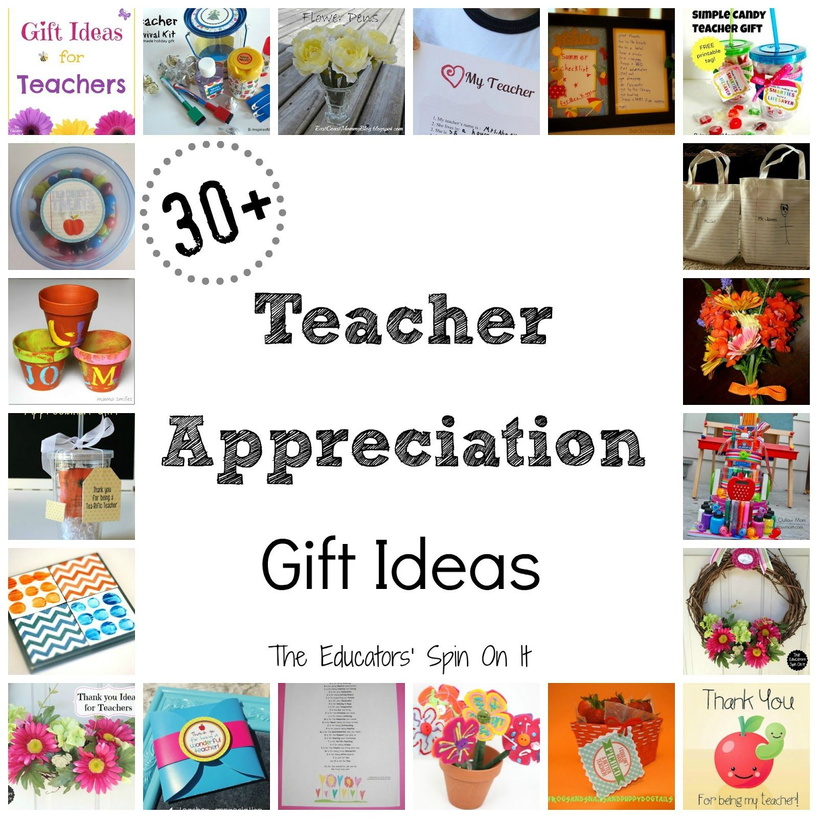 Thank You Gift Ideas For Teachers
 30 Ways to Say Thank You for Teacher Appreciation Week