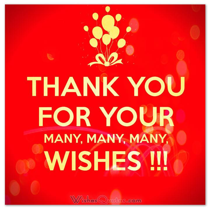 Thanks Birthday Wishes
 Birthday Thank You Messages The plete Guide