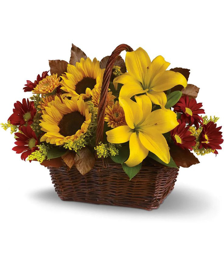 Thanksgiving Flower Delivery
 Golden Days Basket