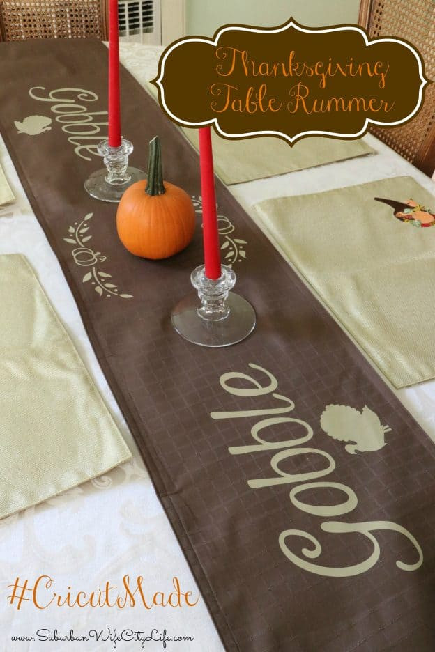 Thanksgiving Table Runners
 Gobble Gobble Thanksgiving Table Runner