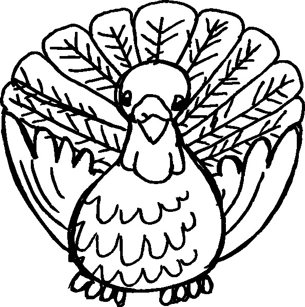 Thanksgiving Turkey Clipart Black And White
 Happy Thanksgiving Turkey Clipart Black And White