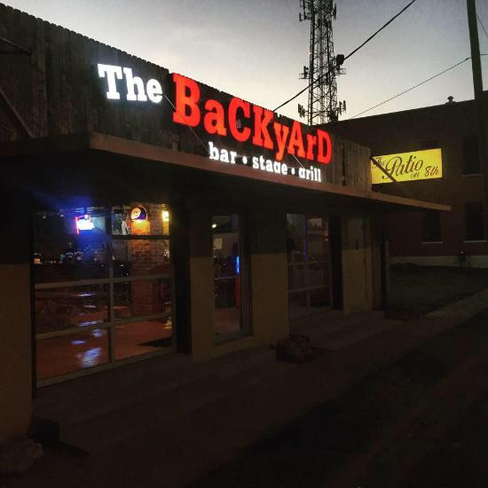 The Backyard Waco Tx
 The Backyard Bar Stage and Grill Waco Menu Prices
