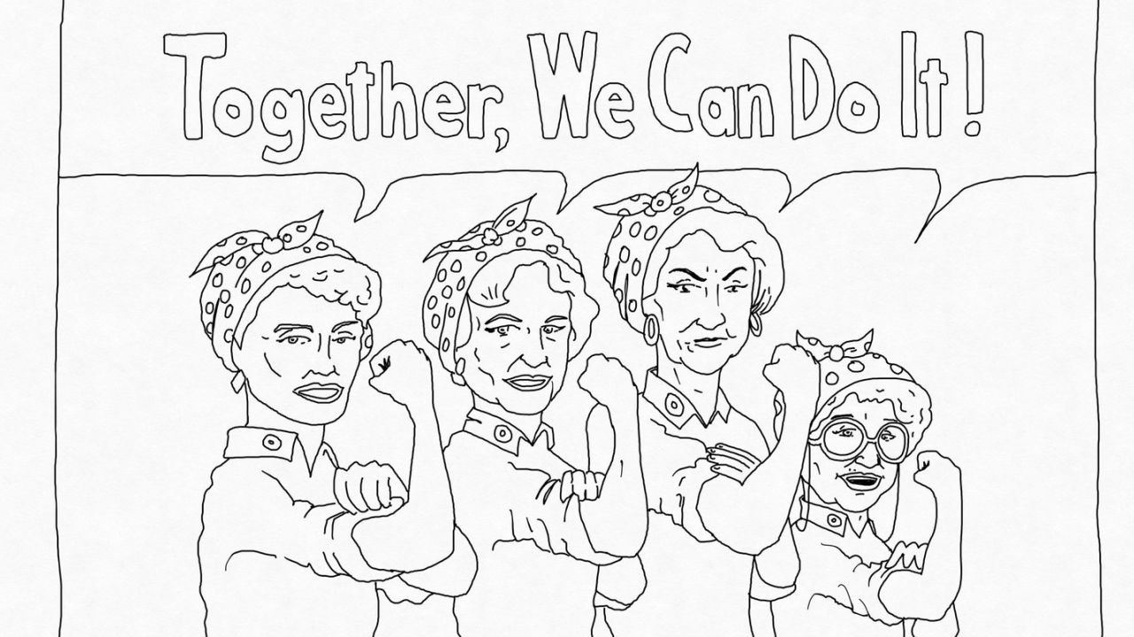 The Golden Girls Coloring Book
 Mike Denison offers a ‘Golden Girls ’ opportunity to