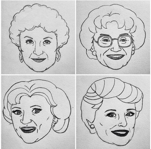 The Golden Girls Coloring Book
 Golden girls tat idea