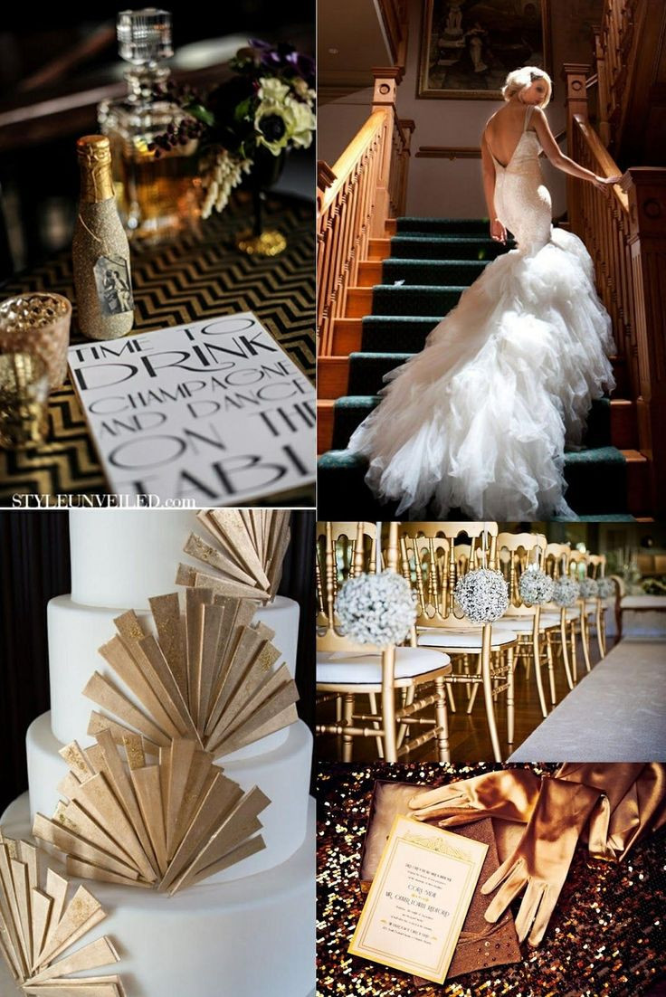 The Great Gatsby Wedding Theme
 1716 Best images about 1920 s Wedding on Pinterest