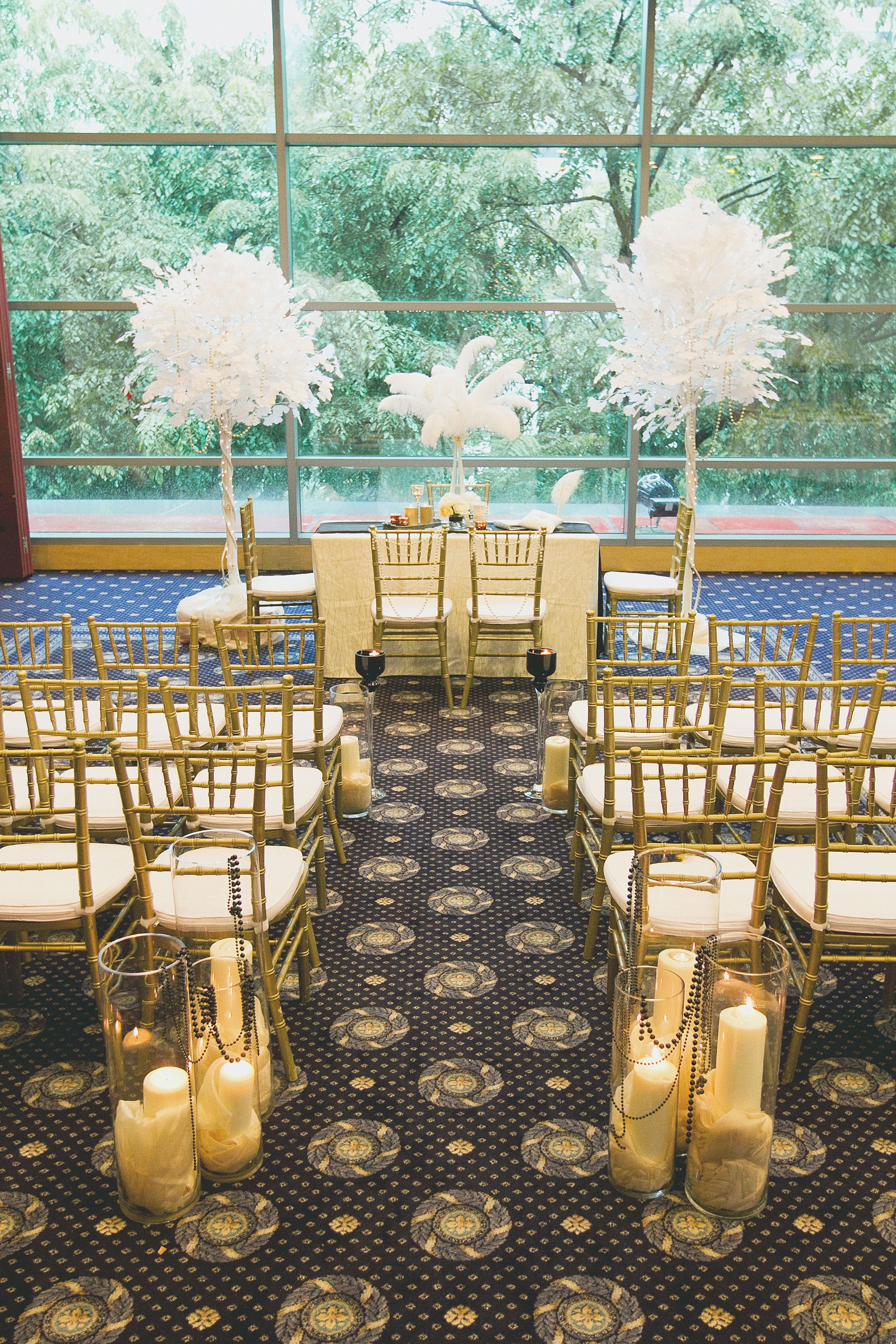 The Great Gatsby Wedding Theme
 The Great Gatsby Theme Featured in Blissful Brides