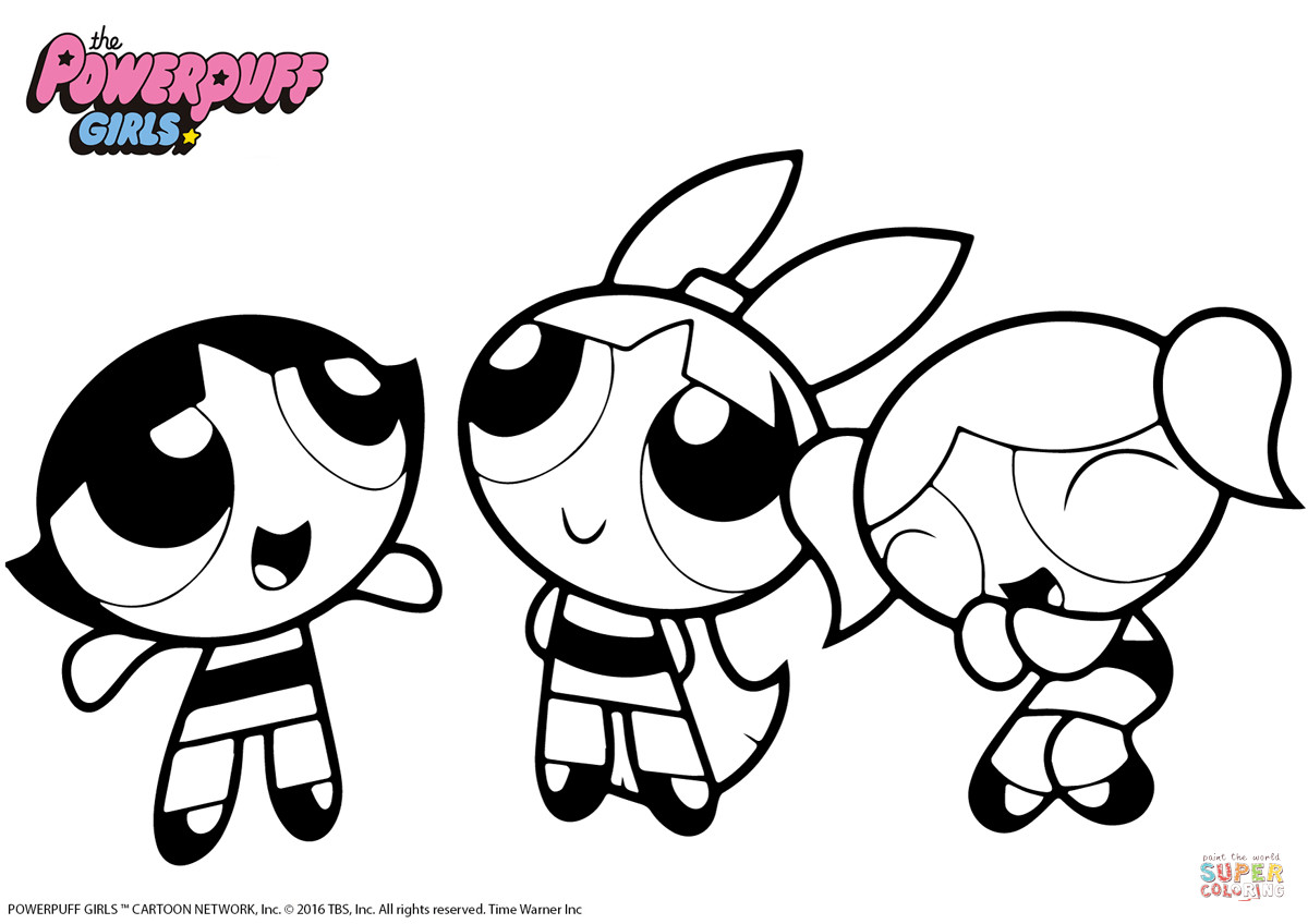 The Powerpuff Girls Coloring Book
 Powerpuff Girls coloring page