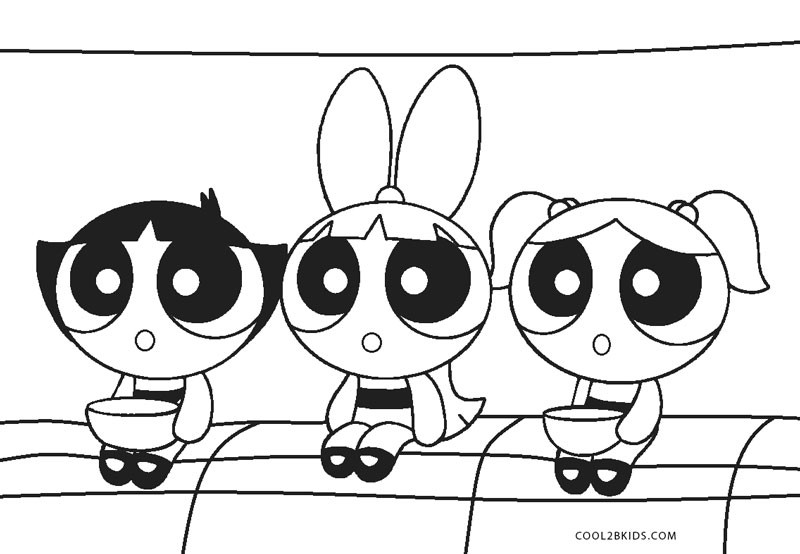 The Powerpuff Girls Coloring Book
 Free Printable Powerpuff Girls Coloring Pages