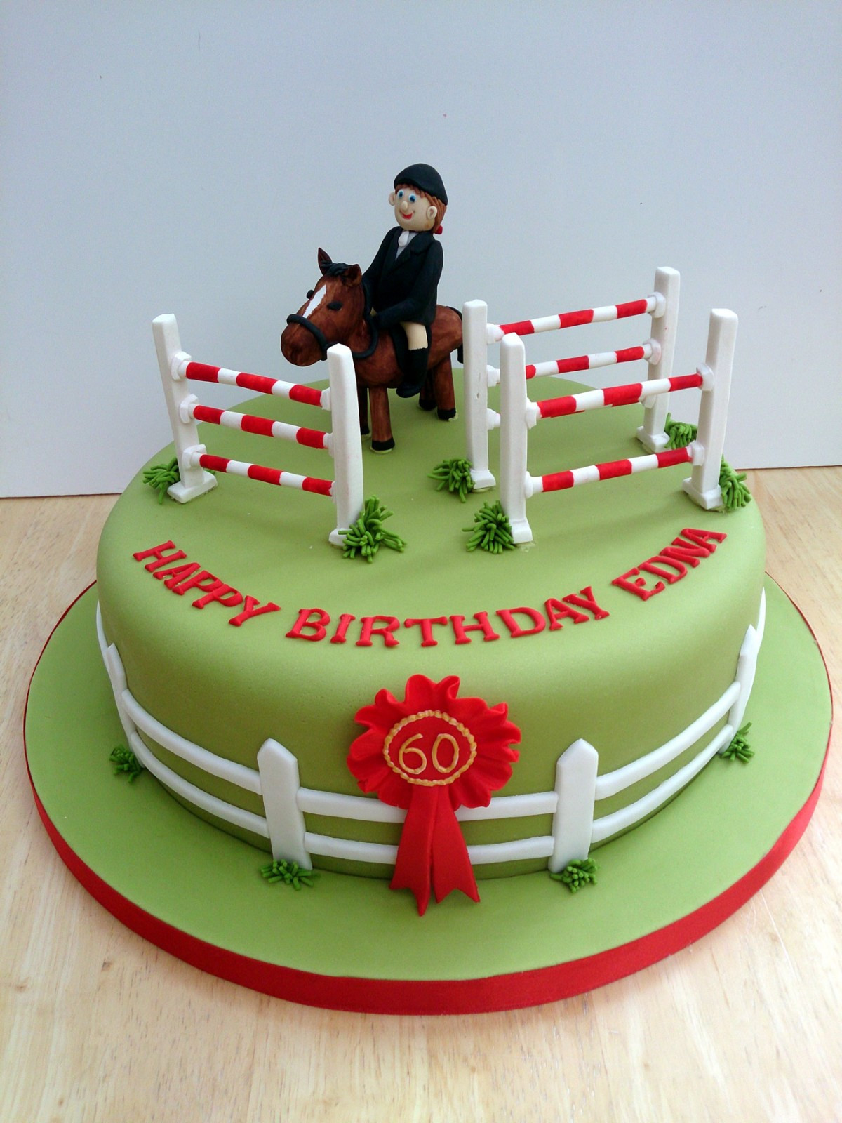 Themed Birthday Cakes
 Show Jumping Themed Novelty Cake Susie s Cakes