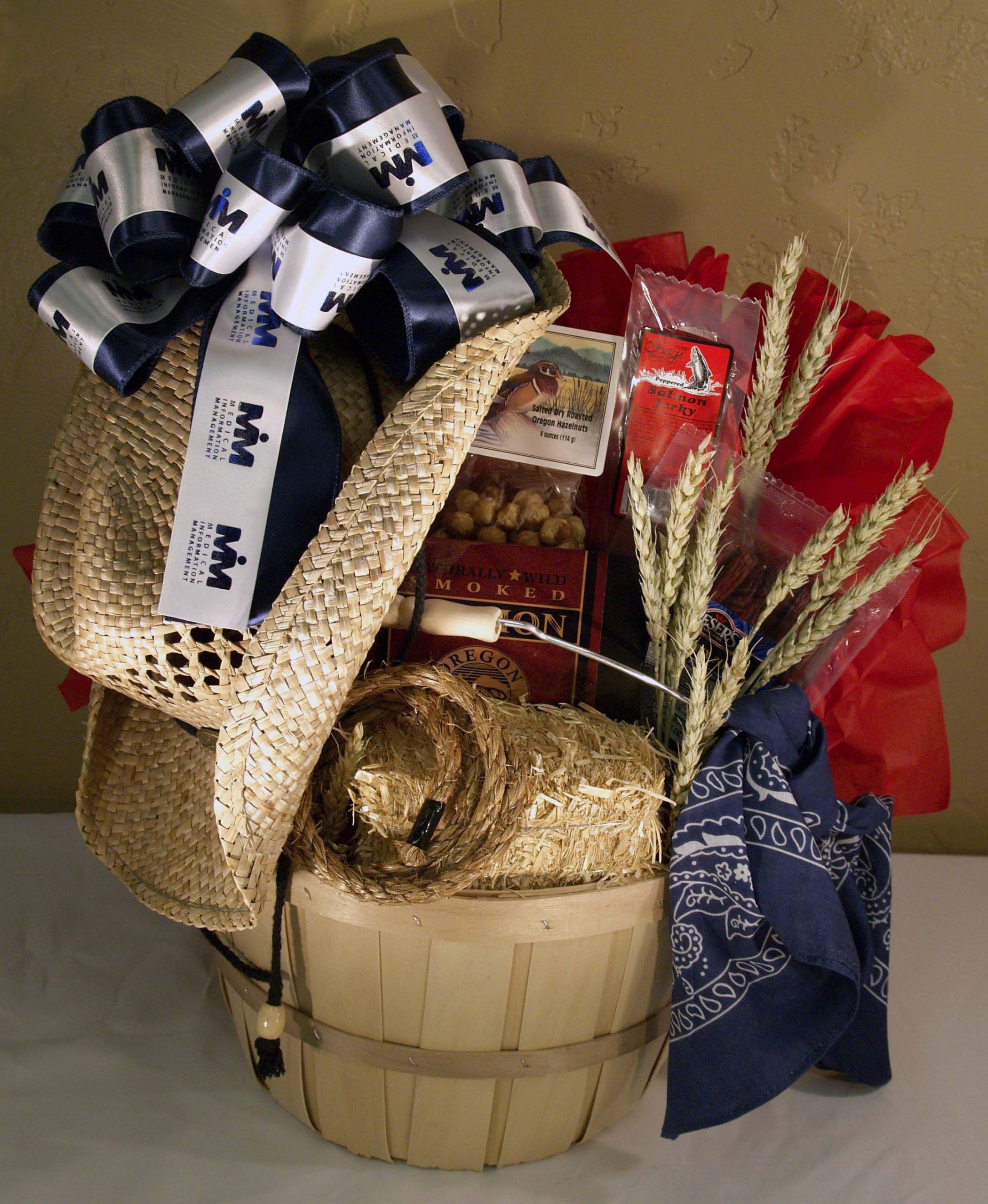 Themed Gift Basket Ideas For Auctions
 Western themed basket