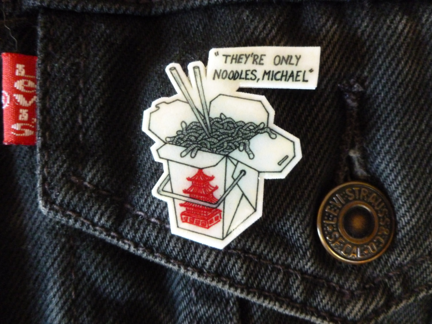 They'Re Only Noodles Michael
 The Lost Boys Pin They re ly Noodles Michael Shrink