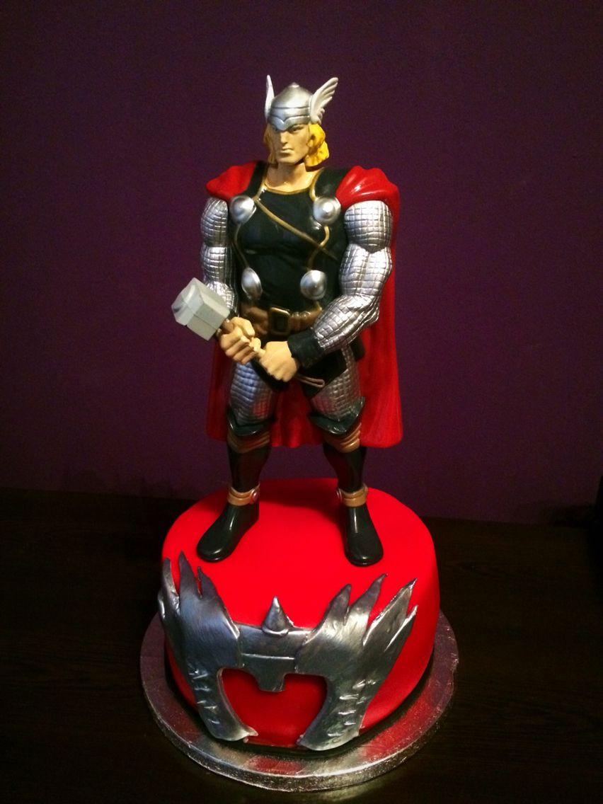 Thor Birthday Cake
 17 Super Cool Superhero Cakes Smart Party Ideas