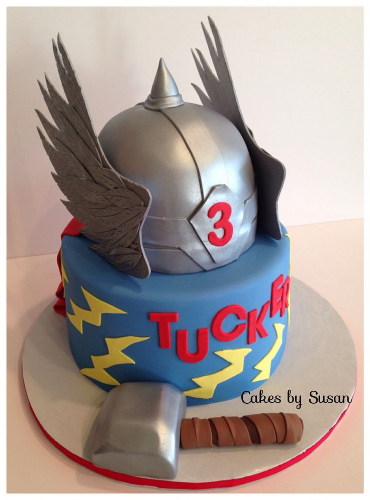 Thor Birthday Cake
 Thor birthday cake Cartoon & Movie Cake