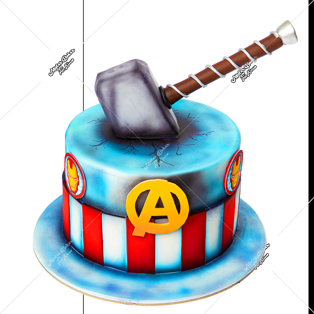Thor Birthday Cake
 Thor Hammer Cake