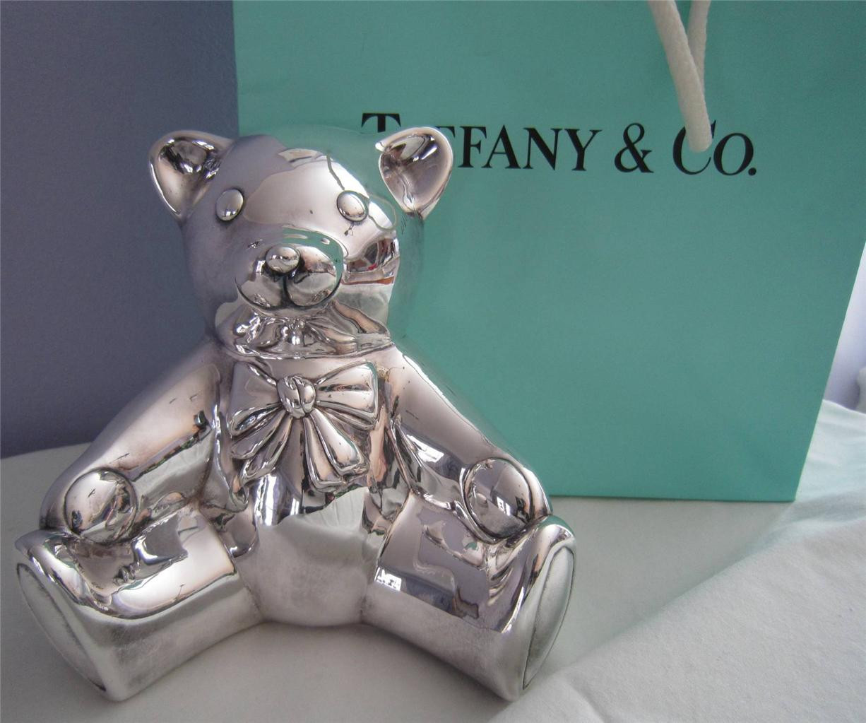 Tiffany &amp; Co Baby Gifts
 Genuine Tiffany & Co Sterling 925 Teddy Bear Bank Baby