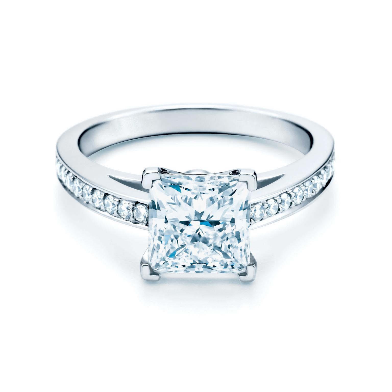 Tiffany Diamond Rings
 Grace princess cut diamond engagement ring