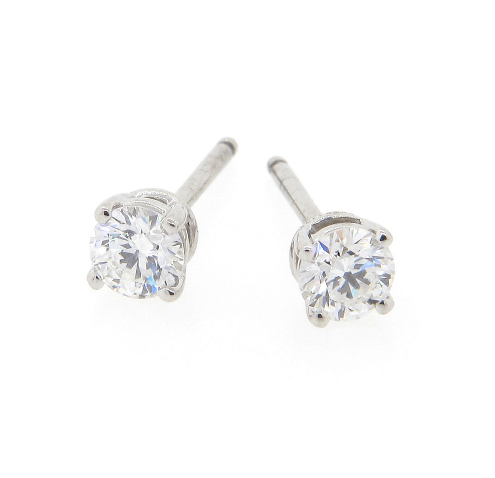 Tiffany Diamond Stud Earrings
 Tiffany & Co Diamond Stud Earrings 40CTTW FVVS2