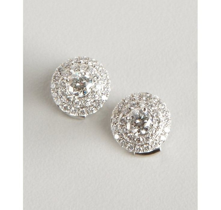 Tiffany Diamond Stud Earrings
 Tiffany & Co Tiffany & Co diamond and platinum Soleste