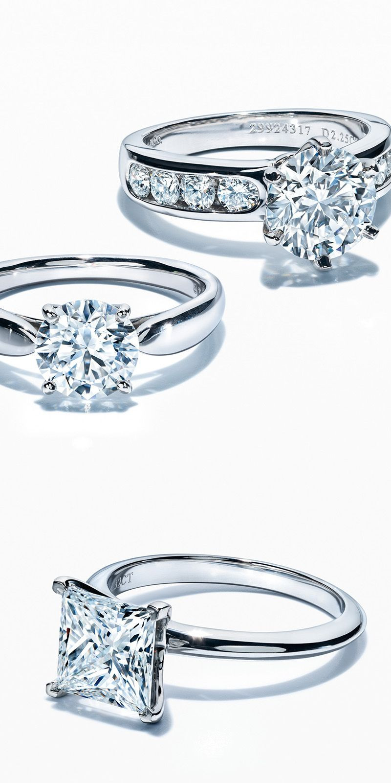 Tiffany Diamond Wedding Bands
 Pin on Engagement Ring Shapes