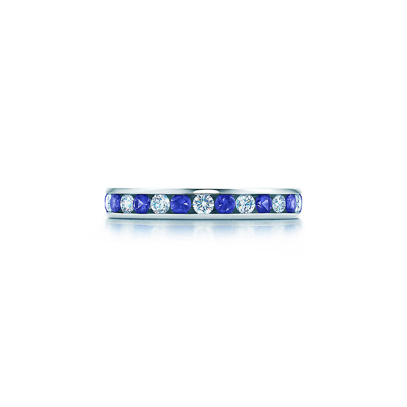 Tiffany Diamond Wedding Bands
 Tiffany Diamond Wedding Band in platinum with sapphires