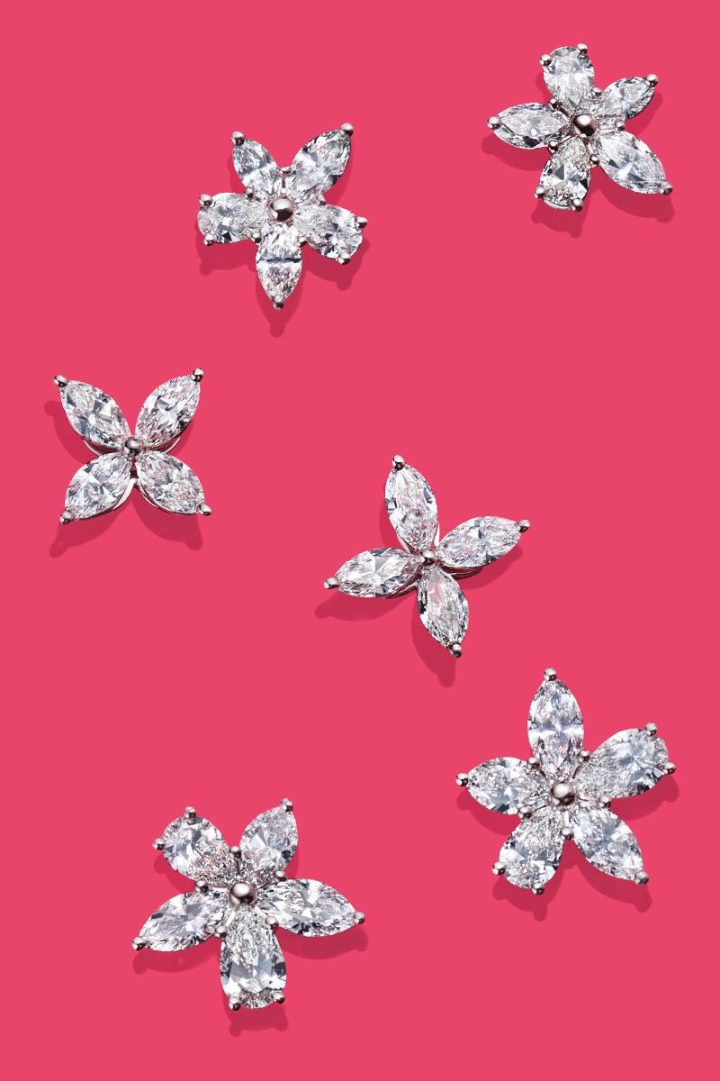 Tiffany Victoria Earrings
 Platinum and diamond earrings from Tiffany Victoria are