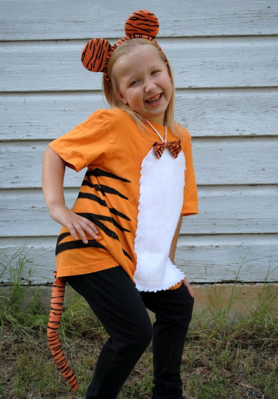 Tigger Costume DIY
 tiger halloween costume halloween costumes costume