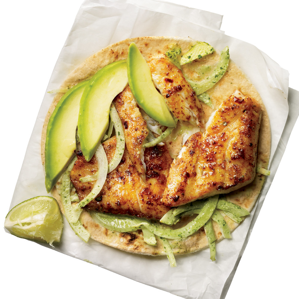 Tilapia Fish Taco Recipes
 Blackened Tilapia Baja Tacos Recipe