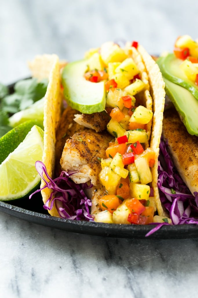 Tilapia Fish Taco Recipes
 Tilapia Fish Tacos with Tropical Salsa Dinner at the Zoo