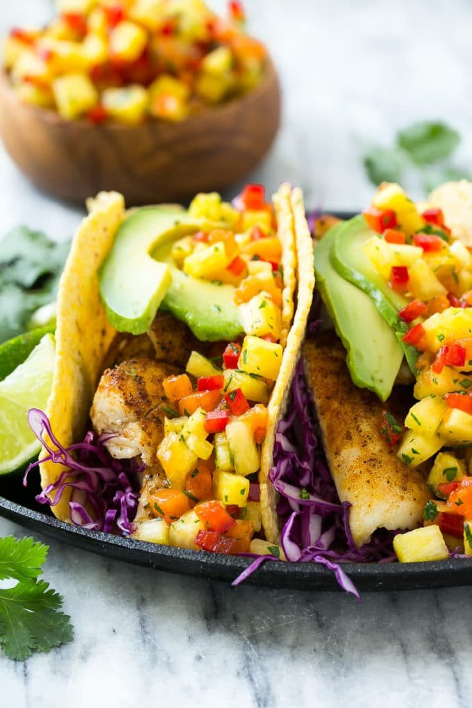 Tilapia Fish Taco Recipes
 Tilapia Fish Tacos with Tropical Salsa Dinner at the Zoo