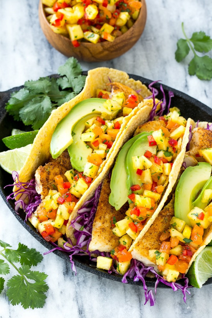 Tilapia Fish Taco Recipes
 Tilapia Fish Tacos with Tropical Salsa Dinner at the Zoo