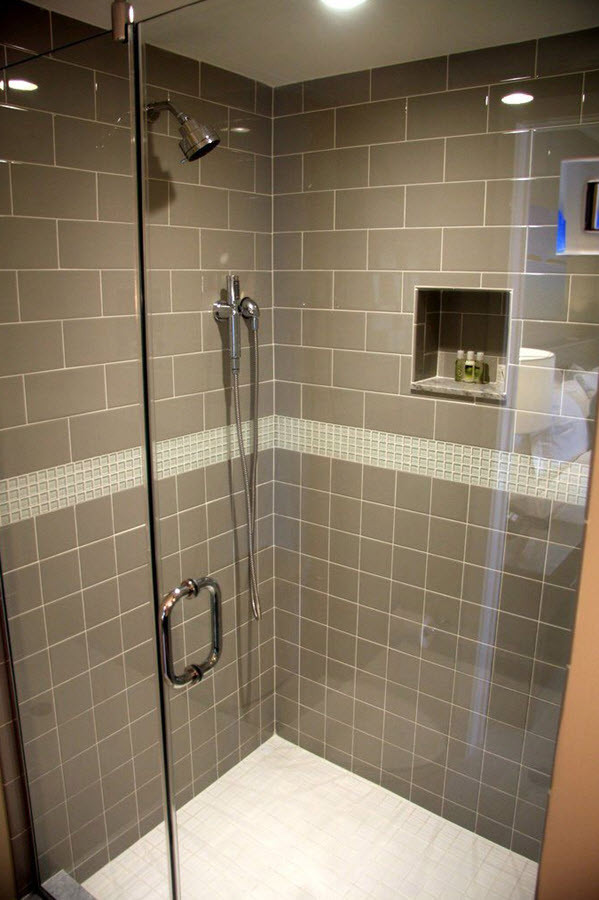 Tile For Bathroom Shower
 40 gray shower tile ideas and pictures