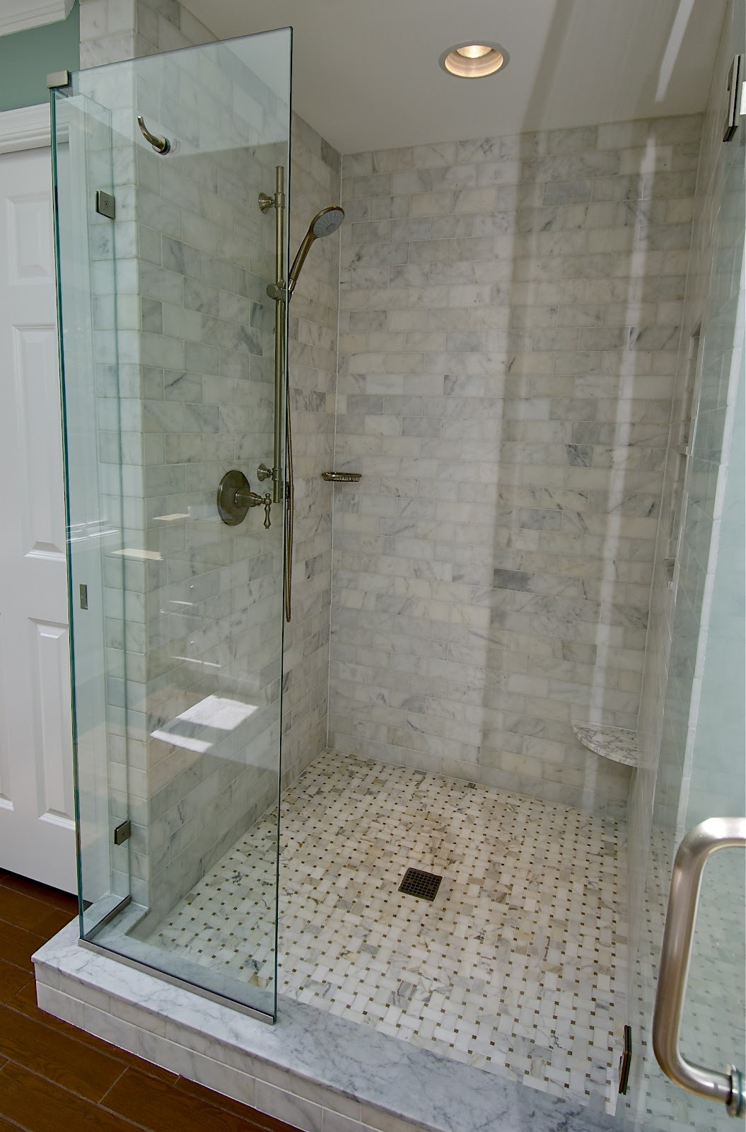 Tile For Bathroom Shower
 Marble Subway Tile Shower fering the Sense of Elegance