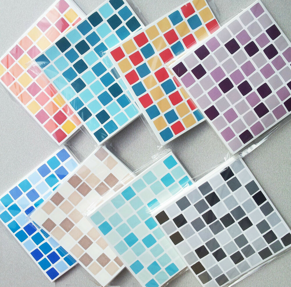 Tile Stickers For Bathroom
 Self Adhesive Mosaic Tile Stickers Transfers Transform