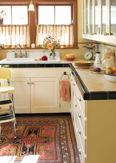 Tiled Kitchen Counters
 Today s Use of Tile in Classic Kitchens Old House line