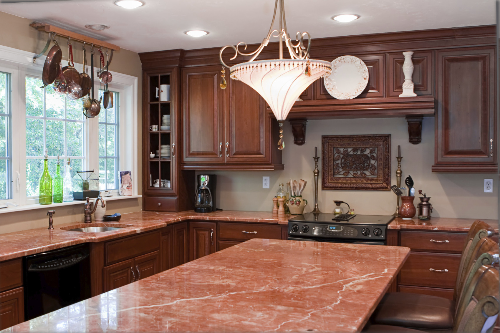 Tiled Kitchen Counters
 The Pros & Cons of Tile Countertops