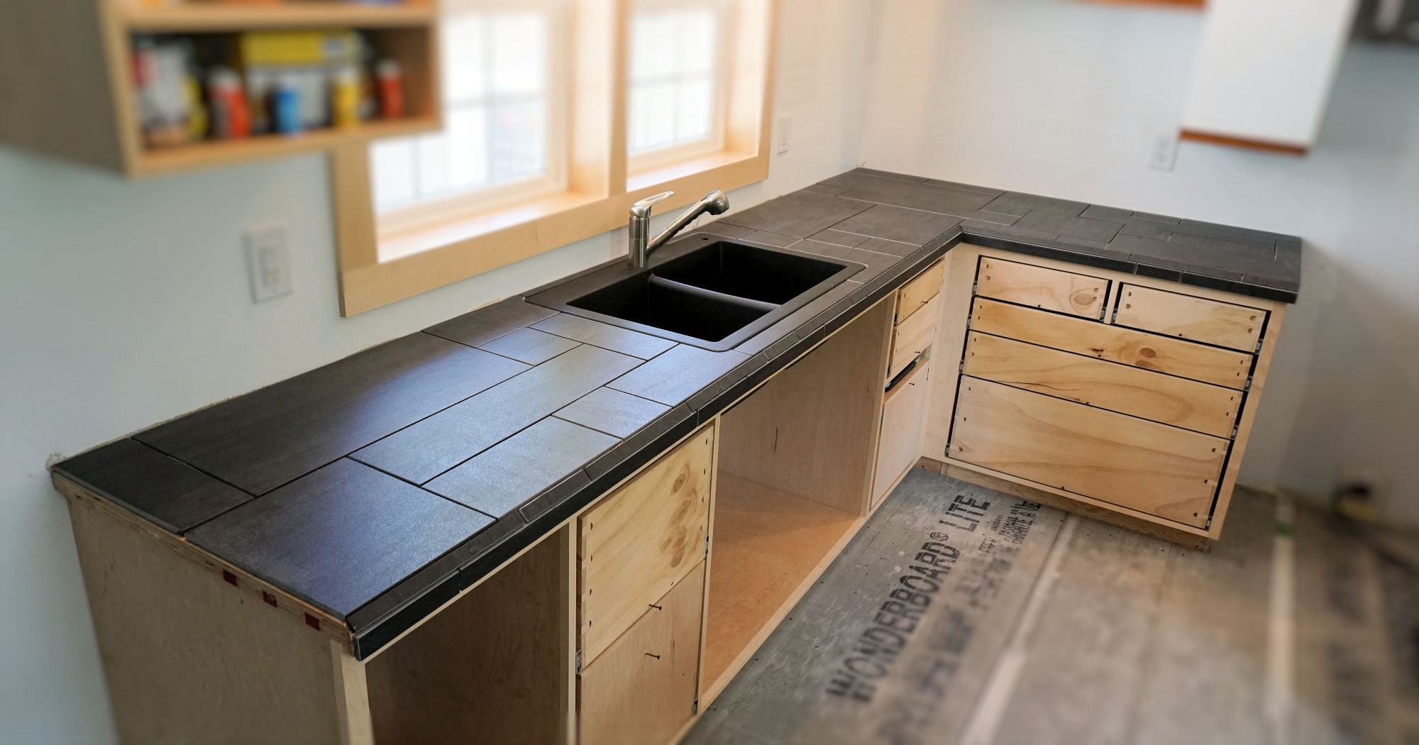 Tiled Kitchen Counters
 Installing A Tile Countertop IBUILDIT CA