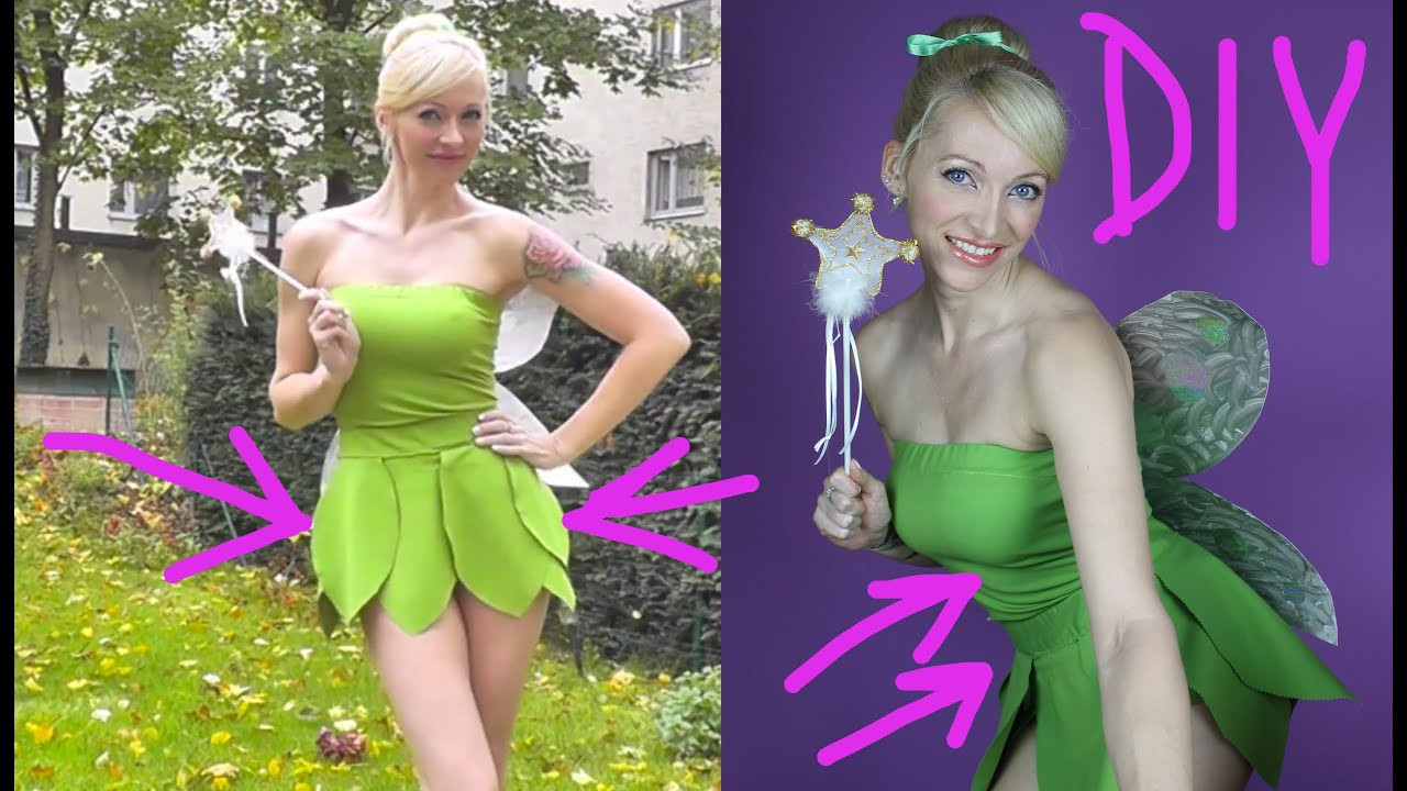 Tinkerbell Costume DIY
 DIY Tinkerbell Costume Haloween 2014