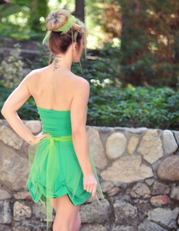 Tinkerbell Costume DIY
 DIY Tinker Bell Costume Hair & Makeup