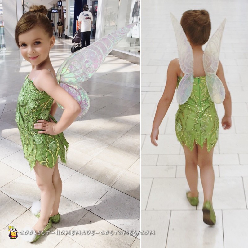 Tinkerbell Costume DIY
 Adorable DIY Tinkerbell Costume