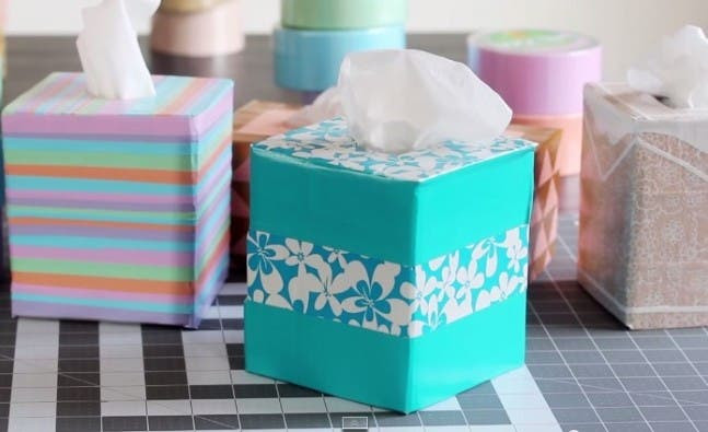 Tissue Box Cover DIY
 DIY tissue box covers – All 4 Women