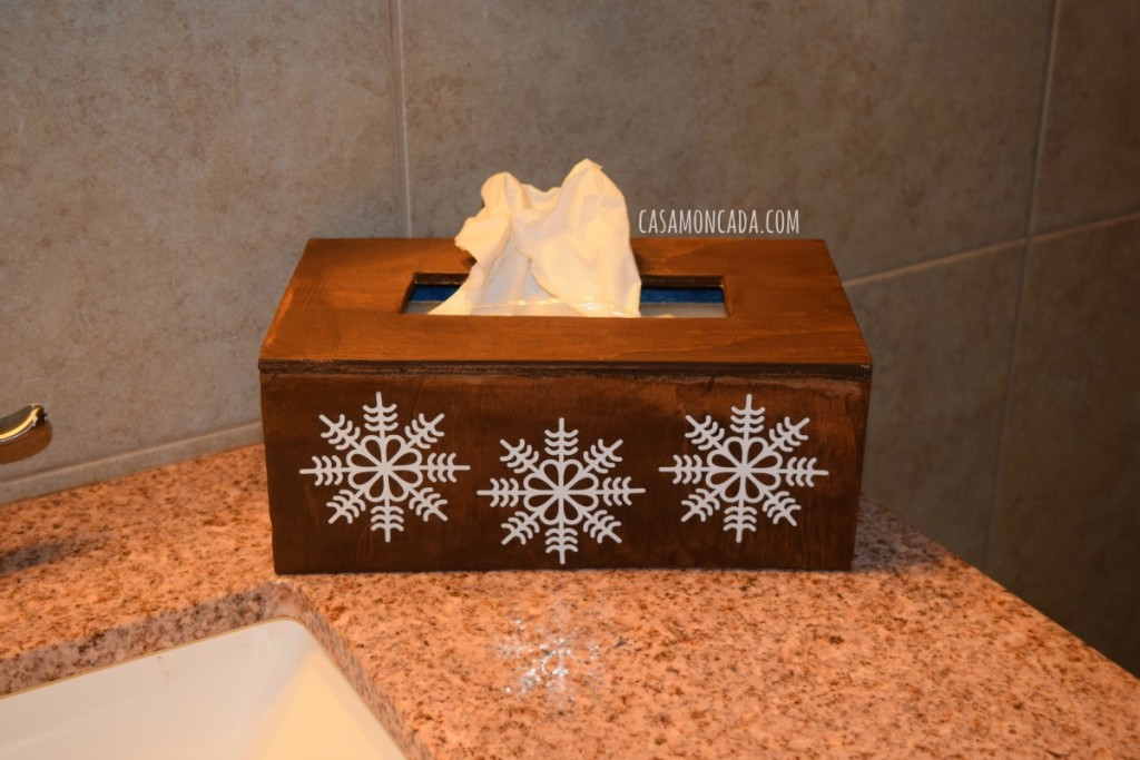 Tissue Box Cover DIY
 DIY Wood Tissue Box Cover