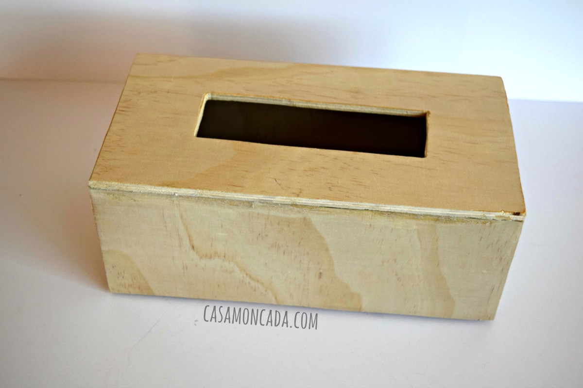 Tissue Box Cover DIY
 DIY Wood Tissue Box Cover