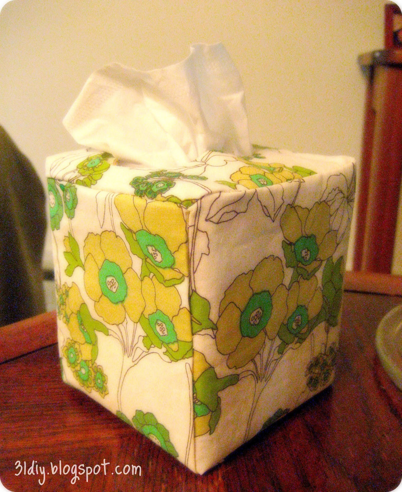 Tissue Box Cover DIY
 31 diy Tissue Box Cover tutorial