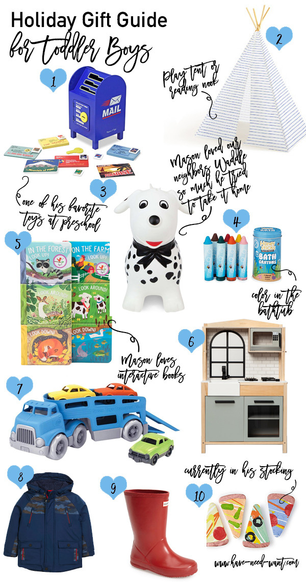 Toddler Gift Ideas For Boys
 Holiday Gift Ideas for Toddler Boys Have Need Want