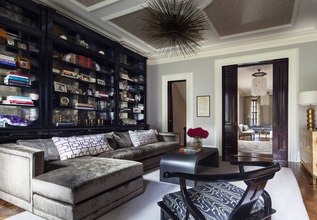 Townhouse Living Room Ideas
 Upper East Side Townhouse by Blair Harris Boasts Opulant
