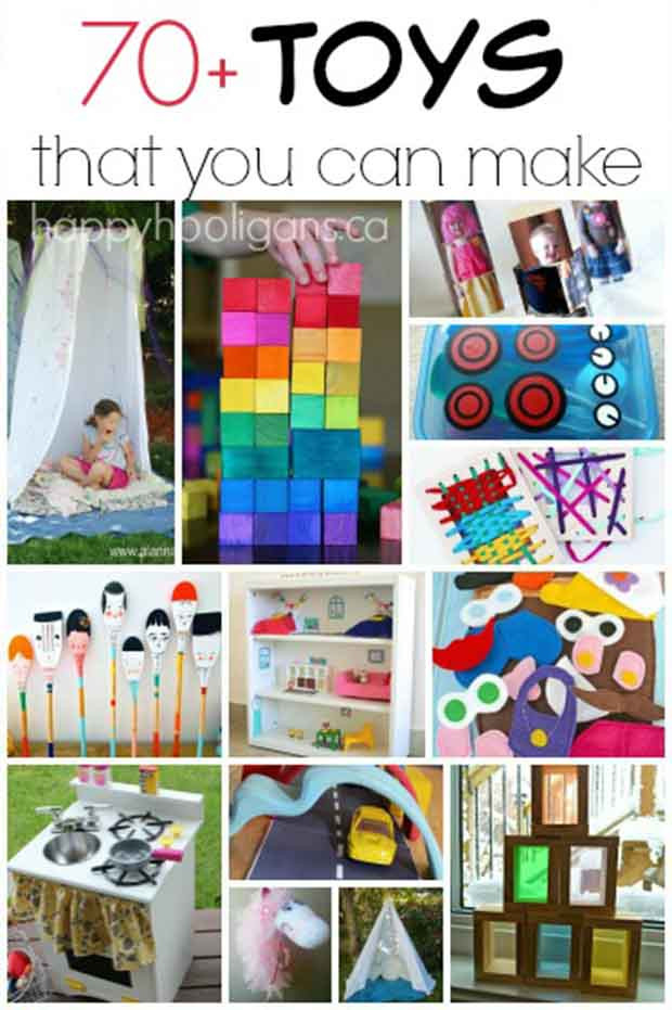 Toys Kids Can Make
 70 Homemade Toys to Make for Kids